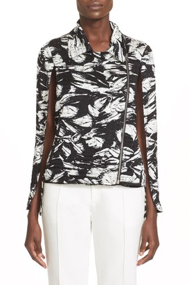 Yigal Azrouel Printed Cape Jacket