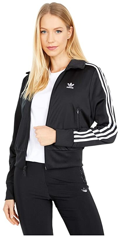 adidas women's jacket with logo on back