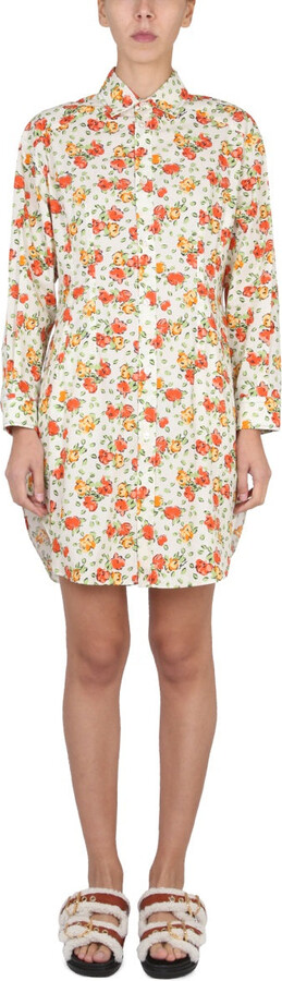 Marni Shirt Dress With Floral Pattern