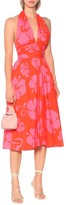 Thumbnail for your product : STAUD Moana floral stretch-cotton dress