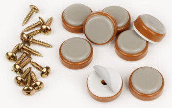 Slipstick 1" Furniture/Floor Protective Foot Slider Glides