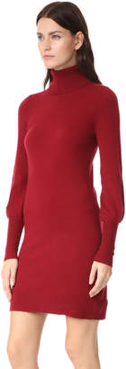 Bop Basics Cashmere Blouson Sleeve Turtleneck Dress