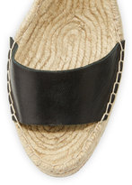 Thumbnail for your product : Loeffler Randall Harper Ankle-Wrap Wedge Espadrille Sandal, Black