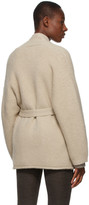 Thumbnail for your product : LAUREN MANOOGIAN Taupe Alpaca Coto Cardigan