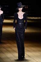 Thumbnail for your product : Saint Laurent Drap de laine column dress