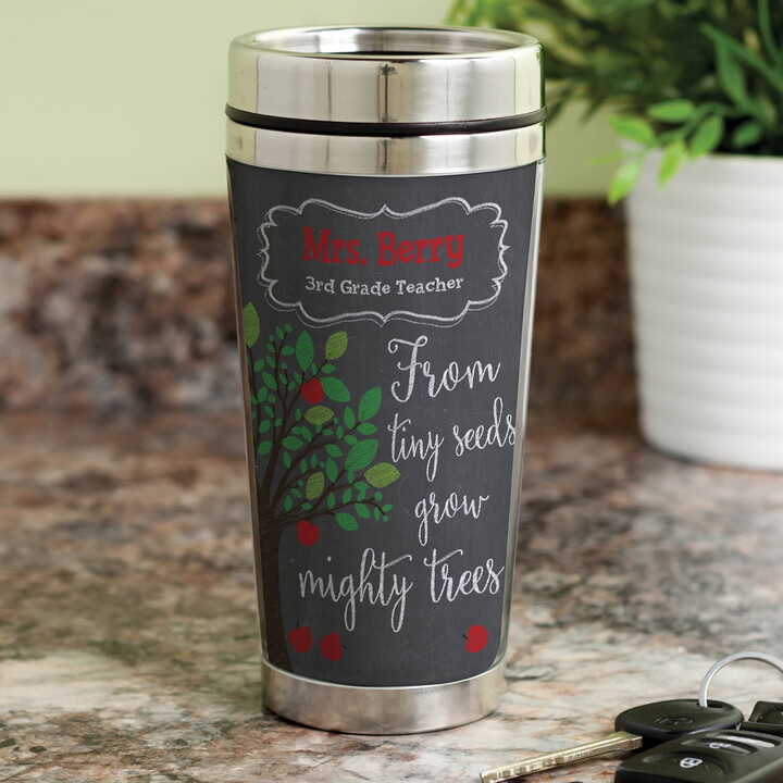 From Tiny Seeds Grow Mighty Trees Personalized Coffee Travel Mug