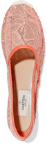 Thumbnail for your product : Valentino Garavani Corded Lace Espadrilles