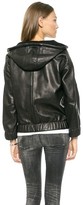 Thumbnail for your product : IRO Jeffrey Hoodie Leather Coat