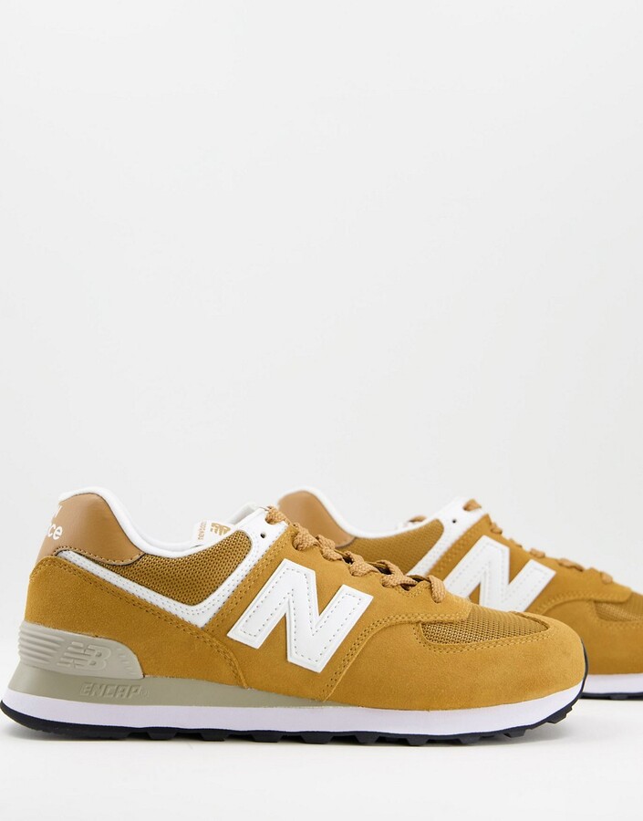 mens yellow new balance shoes
