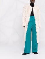 Thumbnail for your product : Army by Yves Salomon Reversible Shearling-Trim Leather Coat