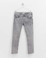 Thumbnail for your product : ONLY & SONS slim jeans in acid wash grey