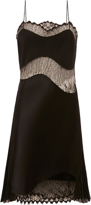Victoria Beckham Lace Detail Cami Mini Dress