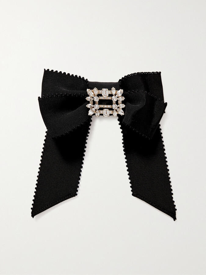 Gucci Crystal-embellished metal hair clip - ShopStyle