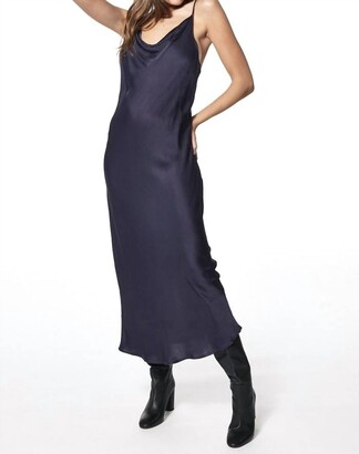 Young Fabulous & Broke Evie Slip Dress In Midnight