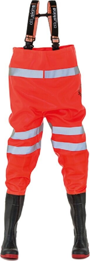 Hi Viz Pvc Chest Waders Sioen Gyleen Hi-Vis Chest Wader With