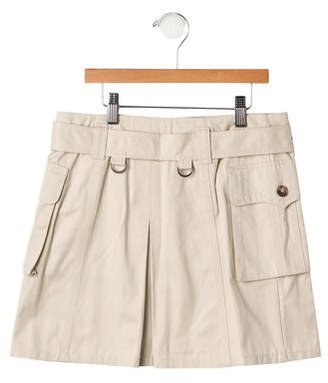 Burberry Girls' Belted Skirt w/ Tags