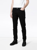 Thumbnail for your product : Givenchy distressed slim fit jeans