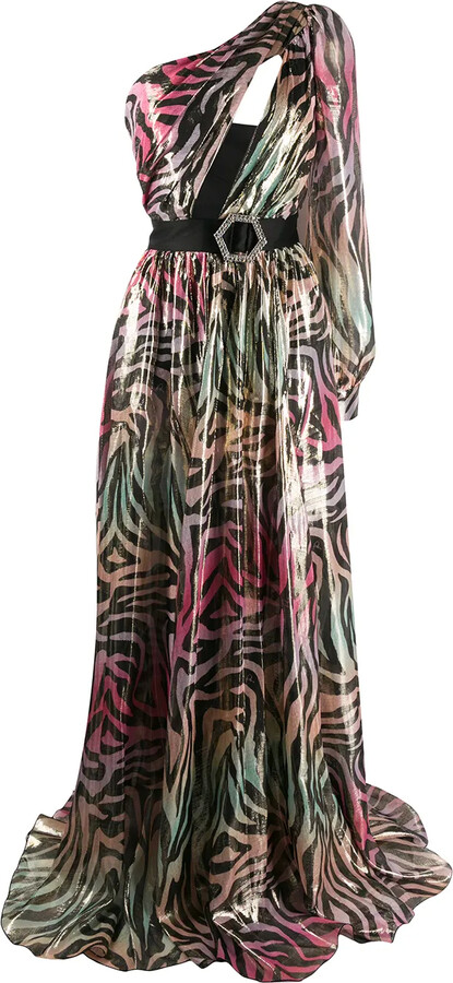 yas jungle maxi dress