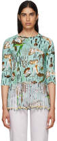 Thumbnail for your product : Loewe Blue Paulas Ibiza Edition Mermaid Fringe T-Shirt