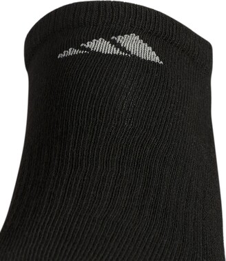 adidas Men's No-Show Athletic Extended Size Socks, 6 Pack