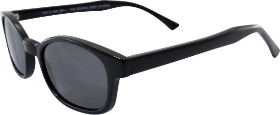 Pacific Coast OriginalKDsBikerSunglassesforMenandWomenBlackFramewithSmokeLensMotorcycleRidingGlassesUVProtection