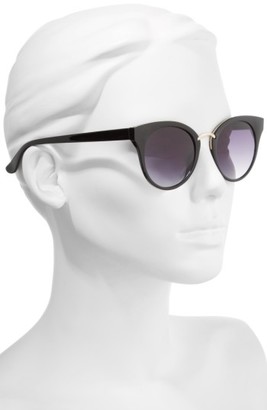 BP Women's 48Mm Round Cat Eye Sunglasses - Tort