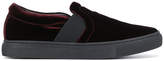 Thumbnail for your product : Lanvin velvet slip-on sneakers