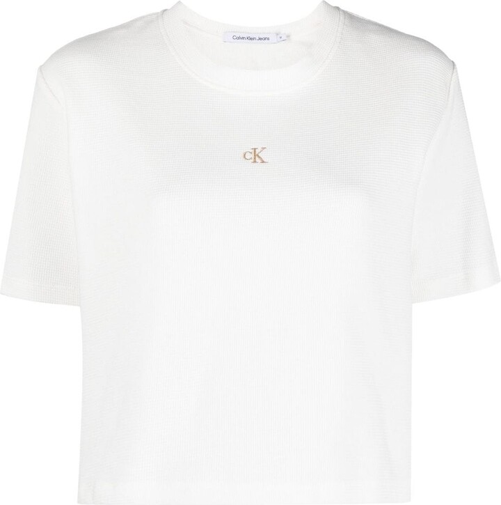 ShopStyle White T-shirts | Women\'s Calvin Klein