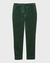 Thumbnail for your product : Kate Spade Cropped Wide-Leg Velvet Pants