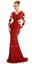 Thumbnail for your product : Nika Circle Lace Illusion Evening Gowns