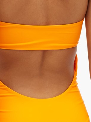 JADE SWIM Highlight Strapless Cutout Swimsuit - Orange