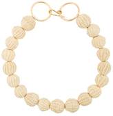 Thumbnail for your product : Carolina Herrera raffia beads necklace