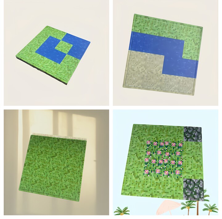 MOCBUILDING Magnetic base plate with multiple base plates to match my world magnetic building block toys DIY children & apos;s toys