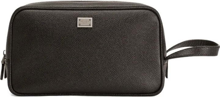 Dolce & Gabbana Logo-Plaque Wash Bag