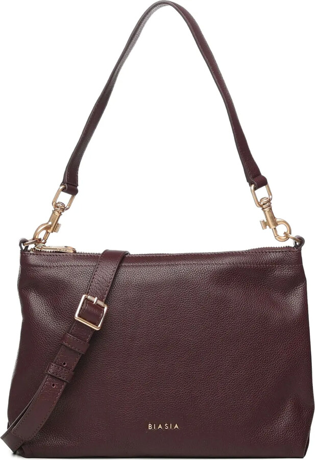 Biasia Zip-Fastening Shoulder Bag