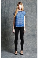 Thumbnail for your product : Olive + Oak Mix Media Plaid Tee