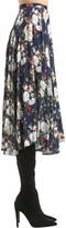 Thumbnail for your product : Act N°1 Floral Print Pleated Crepe Midi Skirt