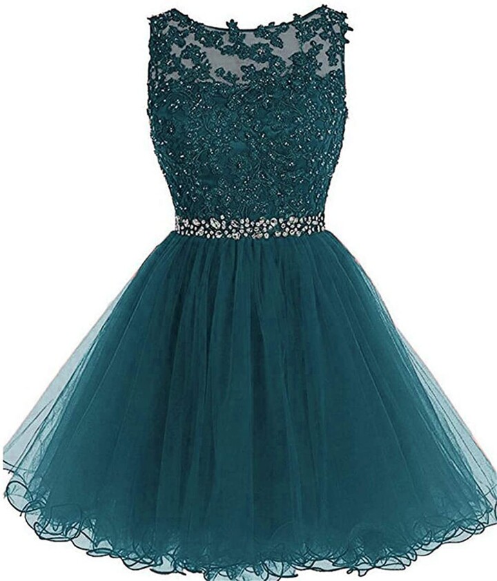 teal dresses short