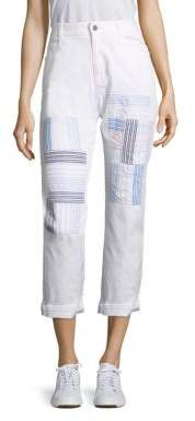 Stella McCartney Patchwork Cropped Pants