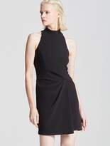 Thumbnail for your product : Halston Mock Neck Drape Front Dress