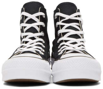 Converse Black Chuck Taylor All Star Lift High Top Platform Sneakers