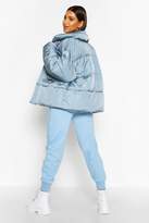 Thumbnail for your product : boohoo Double Pocket Funnel Neck Puffer