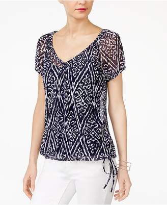 INC International Concepts Tie-Hem Top, Created for Macy's