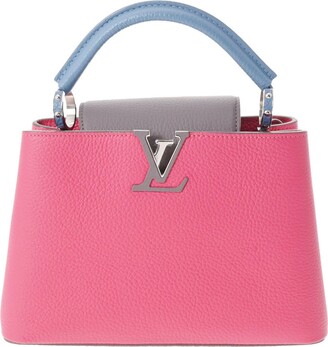 Louis Vuitton CAPUCINES Monogram Casual Style Plain Elegant Style Logo  Shoulder Bags (M23064)