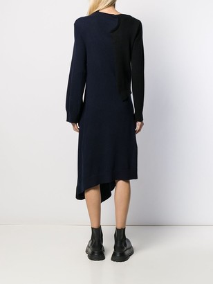 Loewe Asymmetric Knitted Dress