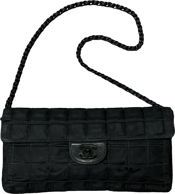 Chanel east west chocolate bar shoulder bag – Phivo-luxe-vintage
