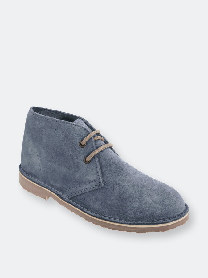 blue desert boots