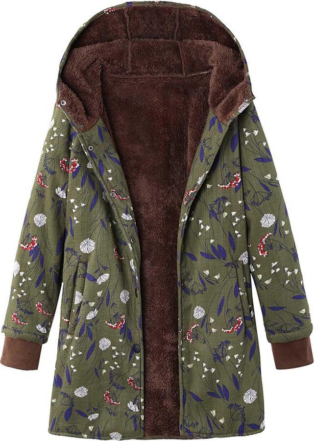 NSICBMNO Damen Fleece-Hoodie Übergröße - Kuschelig Warm Für Winter