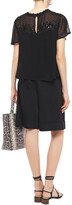 Thumbnail for your product : Velvet by Graham & Spencer Sherleen Embellished Fil Coupe Georgette Top