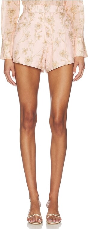 Karina Grimaldi Coral Print Shorts